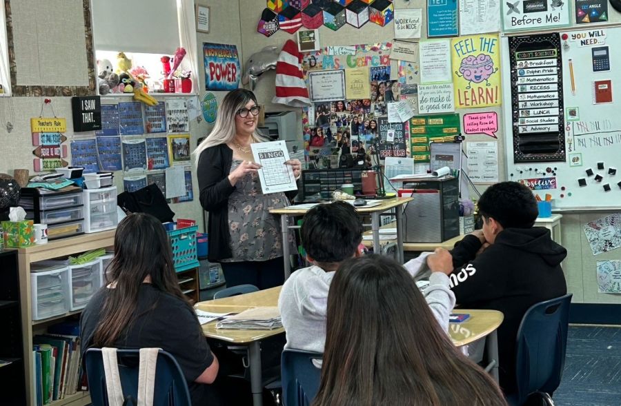 arb volunteer roxy fierro presenting for teach children to save at local schools